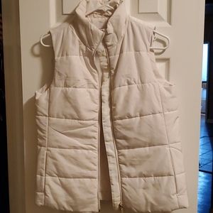 MK Ivory Puff Vest